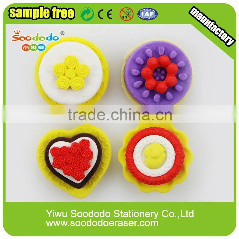 Novetly Cake eraser stationery set for gifts