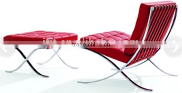 2014 Barcelona Chair And Ottoman/Barcelona Style Chair