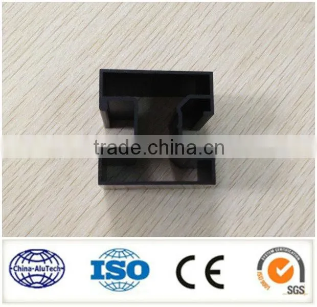 black short anodized drilling hole aluminum parts