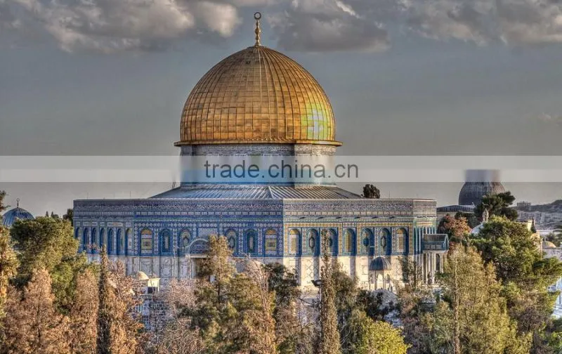 Palatial design saving cost steel truss mosque dome