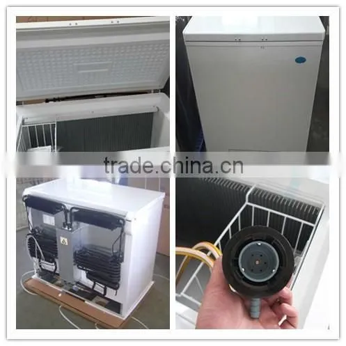 LPG gas powered chest freezer portable LPG gas freezer