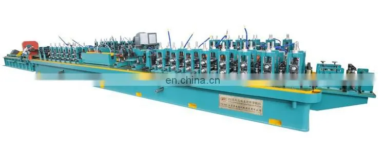 Nanyang high speed ERW metal carbon steel pipe round tube mill machine for construction