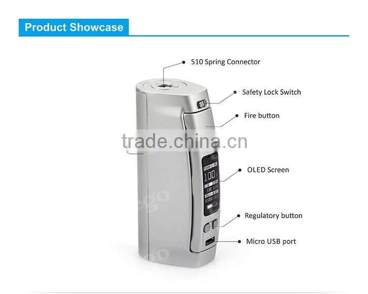 New Hot Wismec Presa TC 100W with TC system large in stock