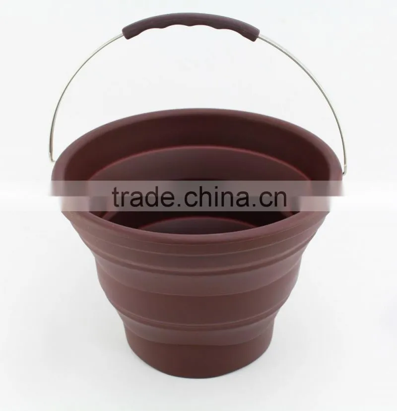 Hot Selling Silicone Portable Folding Water Bucket