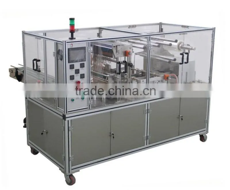 XT-480 Adjustable Cellophane Tri-dimensiona Overwrapping Machine (With Tear Tape)