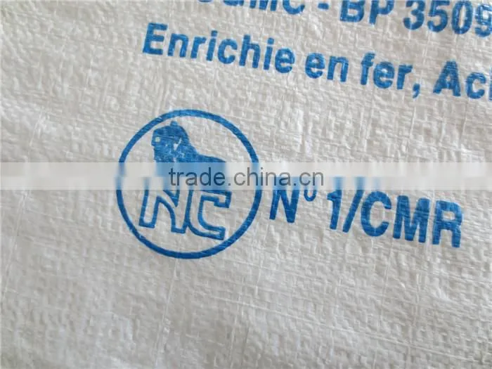 China pp woven sack for rice,seed,animal feed,sugar,flour ,build materail ect for 25kg/50kg