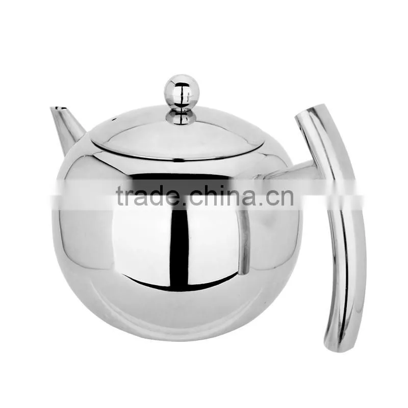 stainless steel tea pot coffee pot with strainer