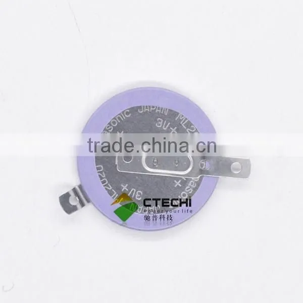 Original ML2020 battery with pins 3V battery lithium cell