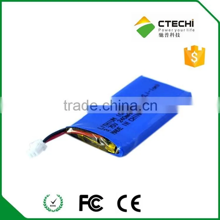 3.7V lithium headset battery li-ion polymer battery 190mah for CS50 64327-01, 64399-01