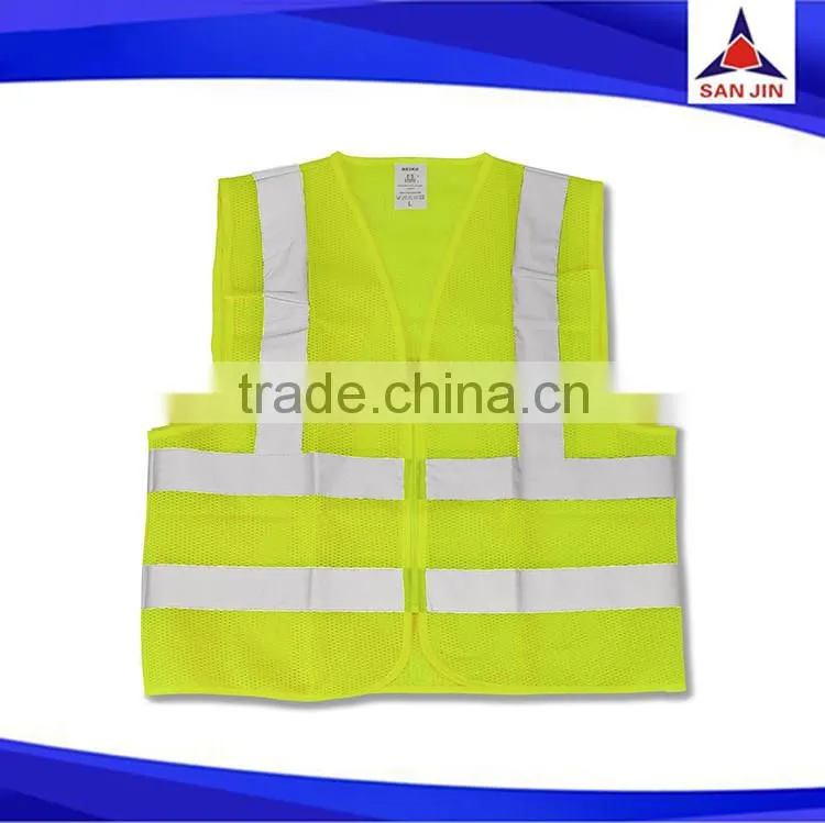 Orange Mesh Police hi vis Reflective Safety Vest