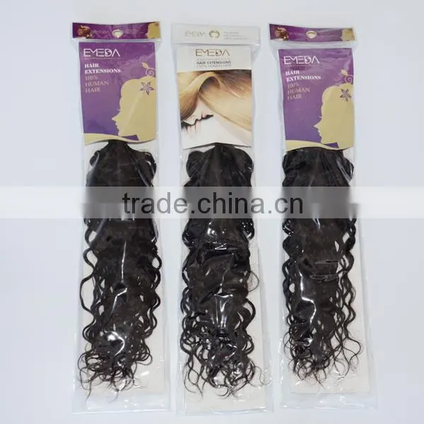 Natural Chinese hair extensions natural human hair