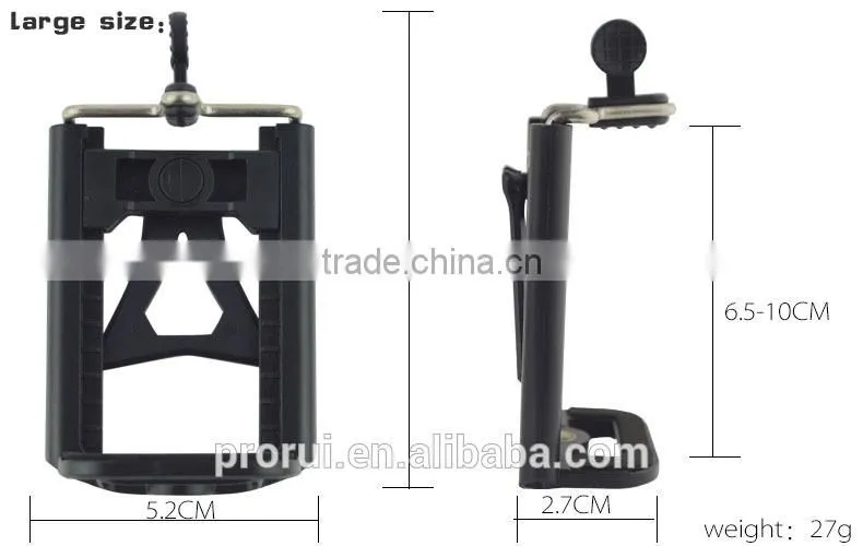 Universal Mobile Phone Holder Cable Clip, Camera Clip Bracket, Cell Phone Holder