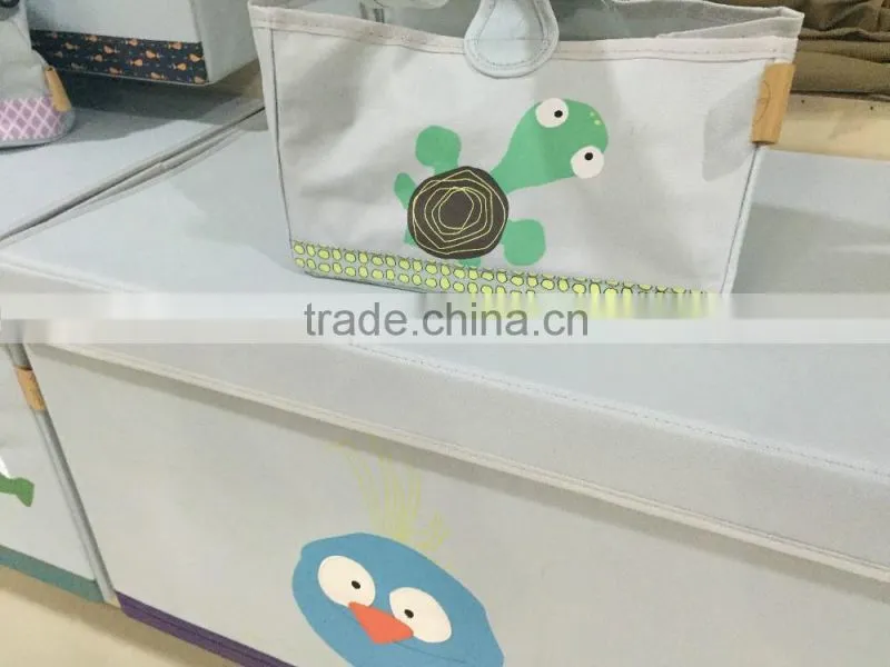 Non-woven Cartoon Bathroom Toy Storage