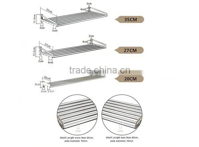 Wall Mount hanging Storage Organizer Rack