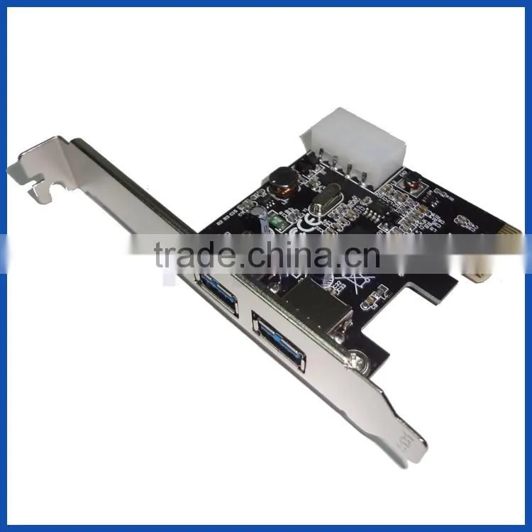 Panto 2-Port PCI-E to USB 3.0 combo 5Gbps Expansion Card adapter for Windows XP/7/8/10