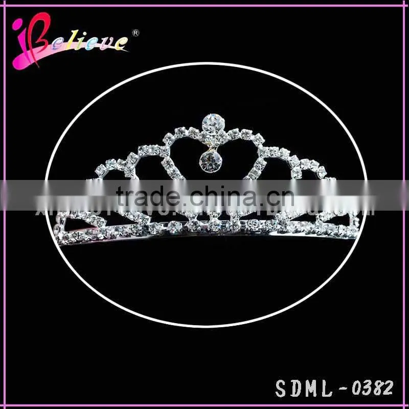 Fancy crown wedding crown bride crown tiaras,wholesale tiara crown diamonds prince crown