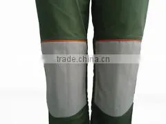 men's Garden pants with contract color knee pad