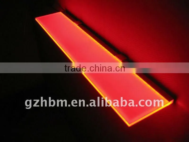 acrylic lighting display shelf for display rack in store/LGP