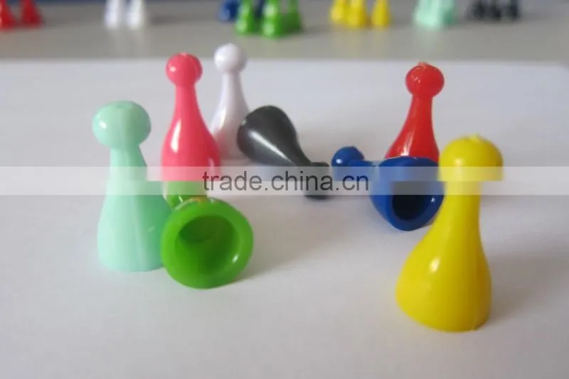 Multi Game Board Useing of Plastic Board Game Piece with Board Game Parts of Pawns