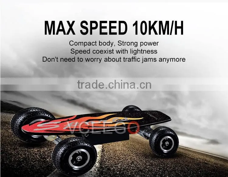 Awesome gorgeous ss body electric skateboard 800w with brushless motor hight quality
