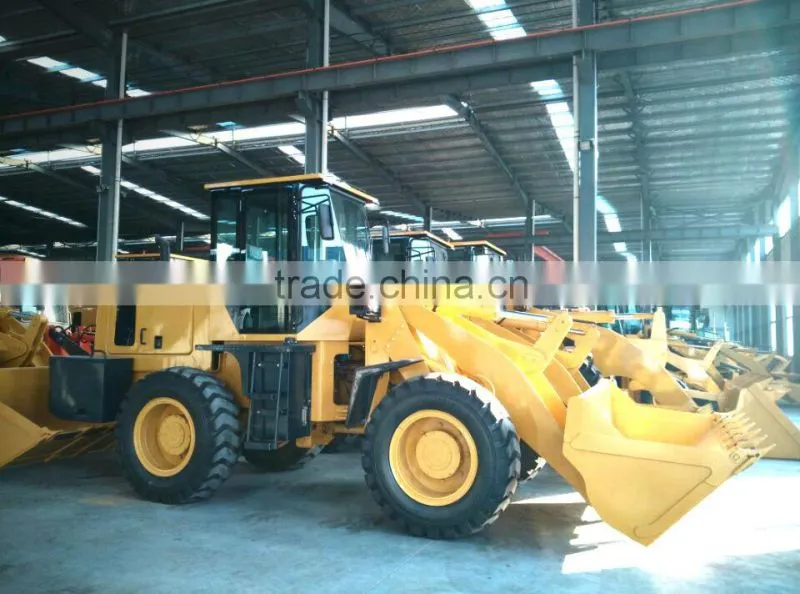 Hydraulic 3ton loader,4wd with CE,125HP Pilot control and deutz engine,cabin,adjustable steering,3-way pilot control