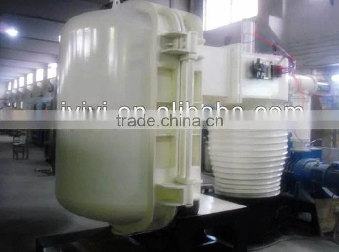 plastic Lipstick tube shell oil cover cap UV vacuum coating machine