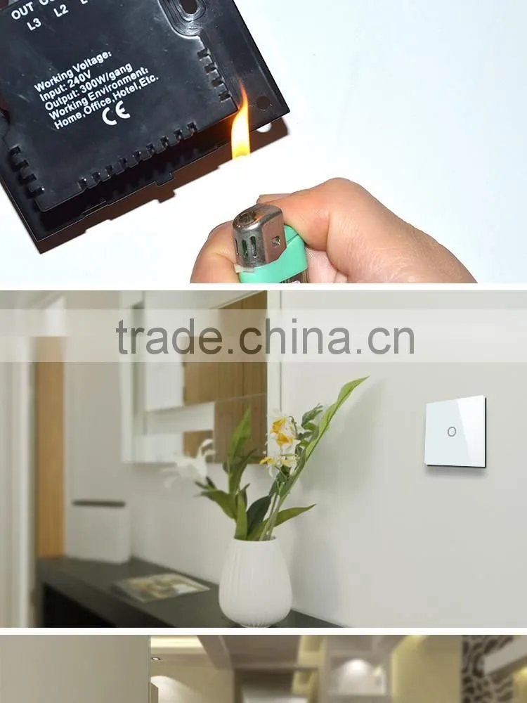 Black Color Dimmer Remote Switch & Touch Switch