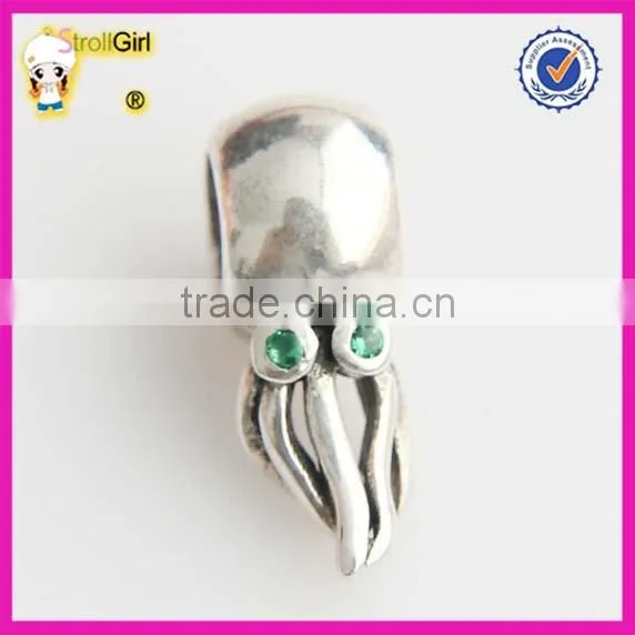 Animal charm sterling silver 925 Lovely Monkey beads fit European Bracelet