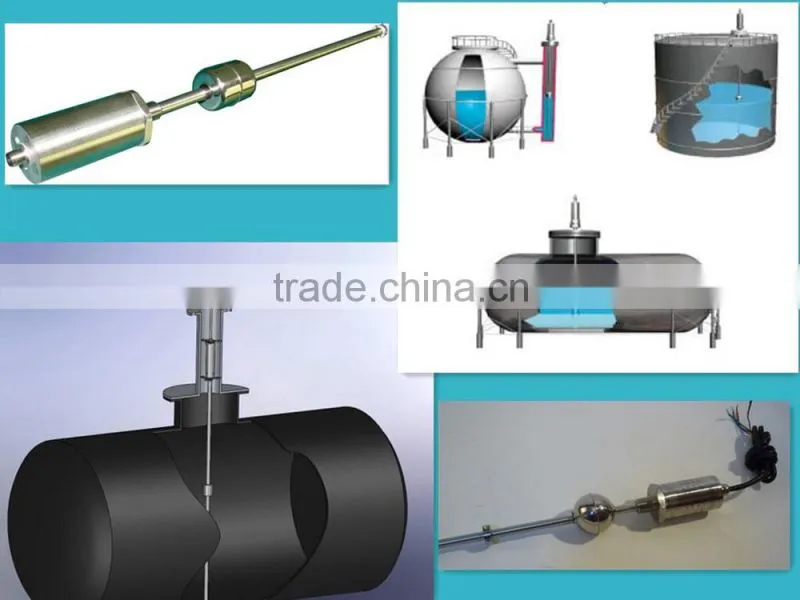 China made DRCM-99 magnetostrictive fuel level sensor/level indicator for bitumen tank