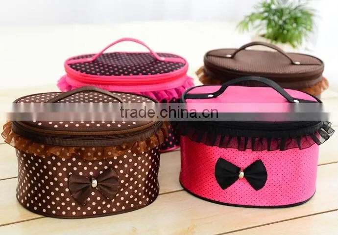 colors canvas cosmetic bag for stock storage washing toiletry bag