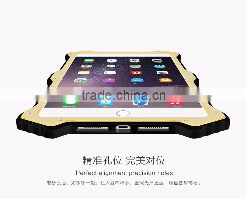 Original LOVE MEI MK2 Series Aluminum Flip Leather Kids Protective Back Cover Case For iPad Mini 1/2/3 TB-0153