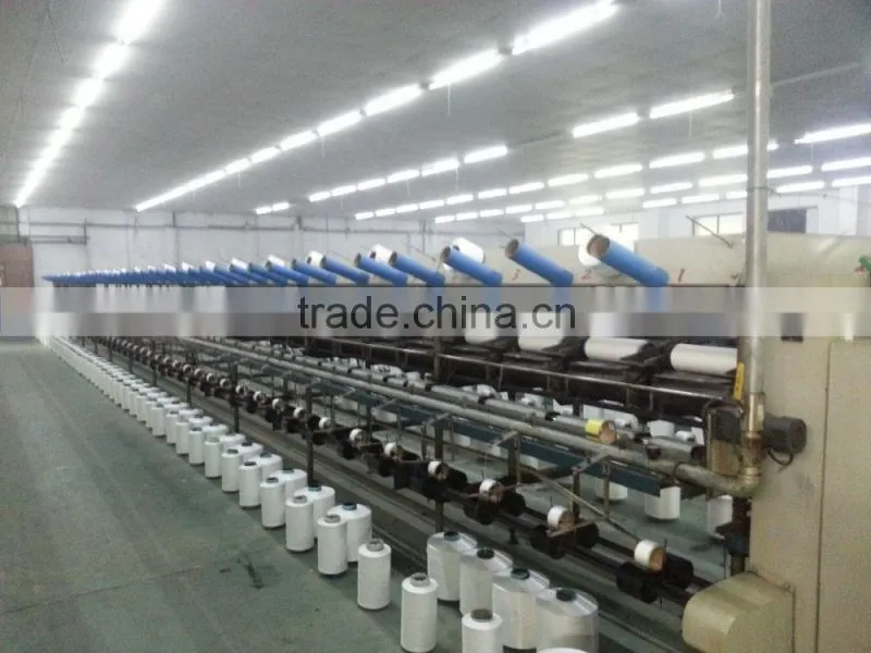 polyester spandex 75/30 covering/polyester crimp elastic yarn knitting weaving use