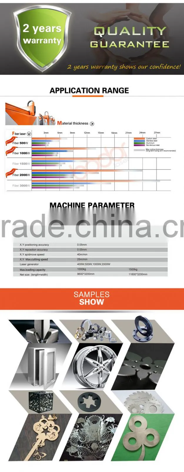 500w Fiber Laser Cutting Machine from Bodor for 3mm SS Cutting