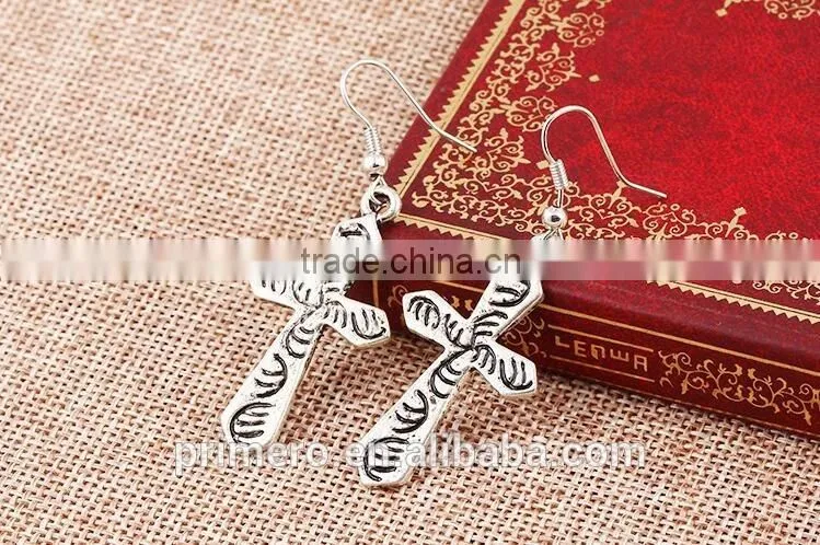 Fancy Drop Earrings Factory, George Michael Cross Earring