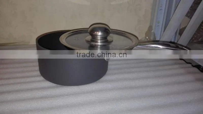 Forged/Hard Anodized Type Aluminum nonstick Casserole Stock Pot saucepan milk pot kitchenwares