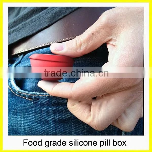 New design makeup cases,silicone pill box,silicone small box, wax box, cigarette box