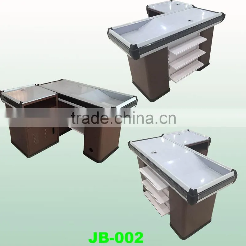 Supermarket Equipment Checkout Counter for Sale JB-004