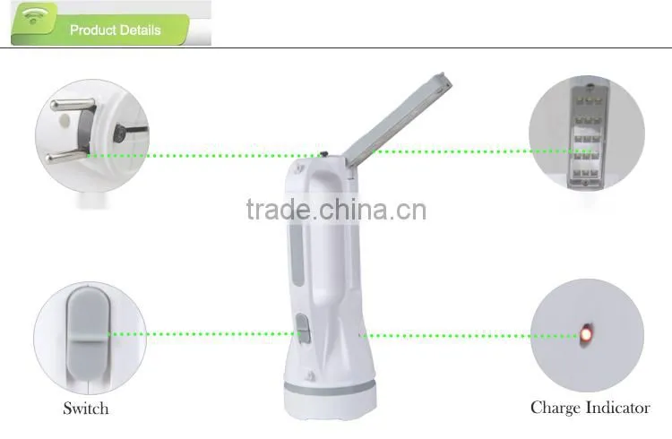 Rechargeable powerful led emergency searchlight