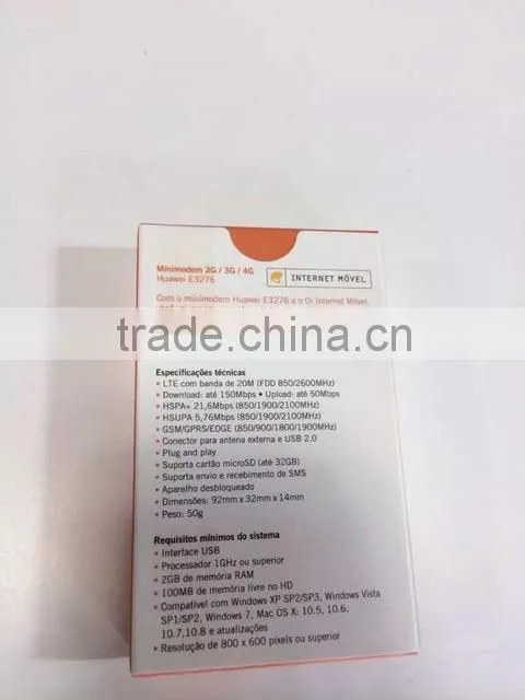 Original Unlock Huawei E3276 4G LTE USB Modem