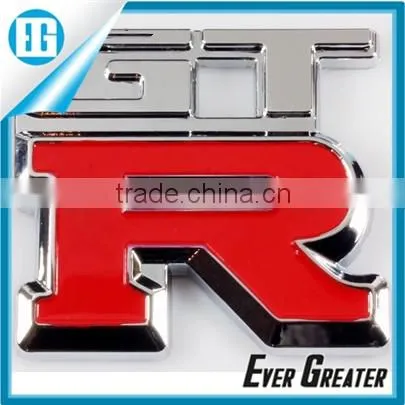 Custom plastic auto letterings car badge USMC badge 3M glue made in China