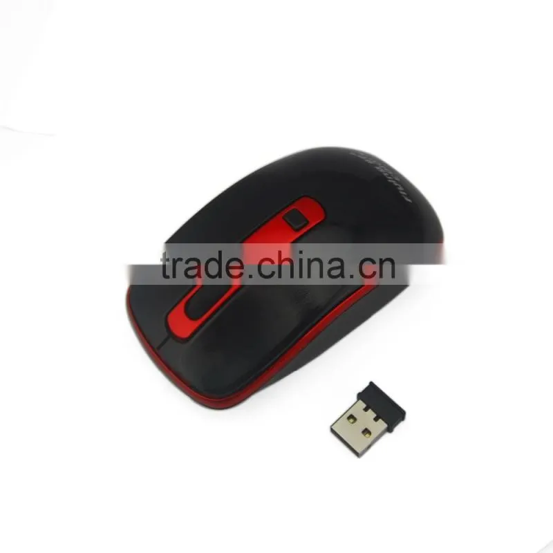 2.4GHz gaming Ergonomic Shape Outstanding Quality Wireless Red LED Tracking Mouse