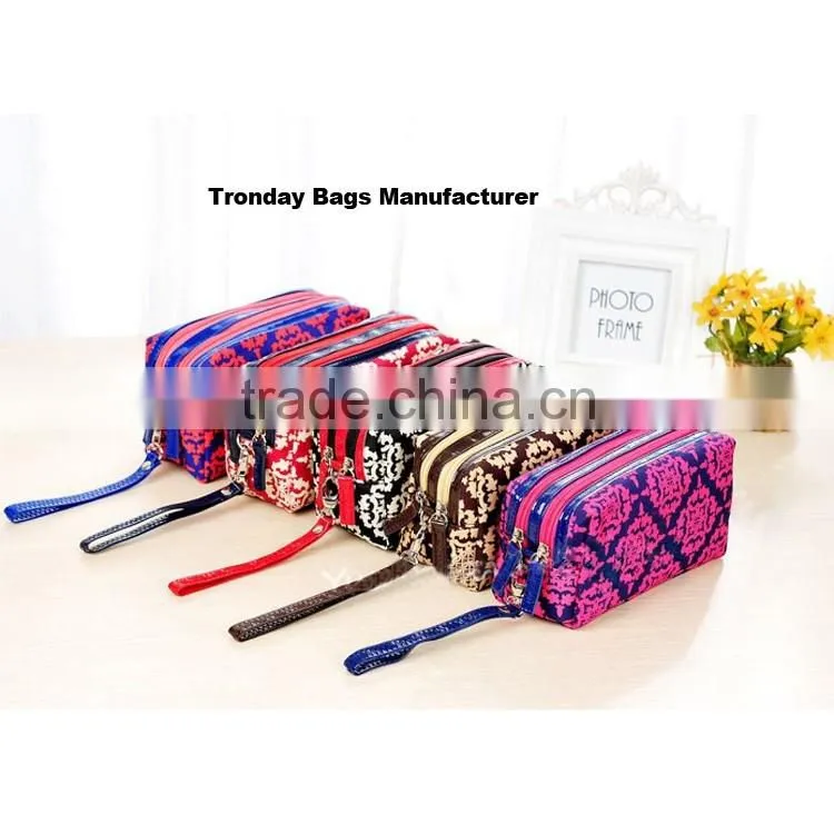 China makeup bags with compartments, vintage cosmetic bag
