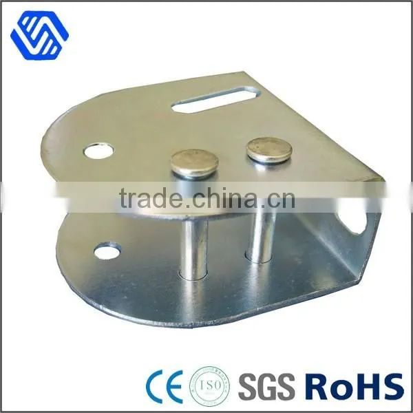 Round glass clip stainless steel polished glass clamp