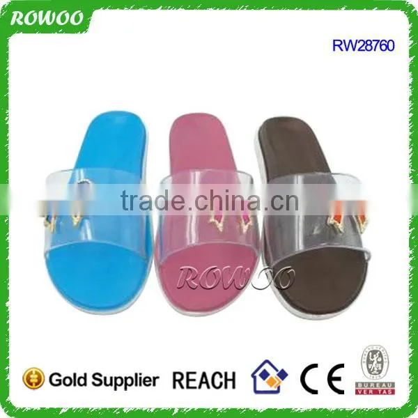 Femme Sexy transparent EVA bath slipper,bath shower slipper