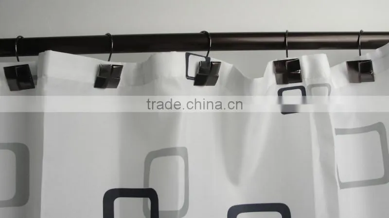 2015 Hot sale shower curtain hooks set for bathroom , best price shower curtain hooks/ custom shower curtain Hooks