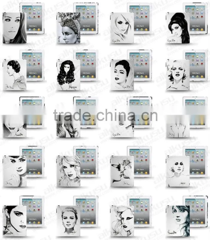 2013 custom case for ipad new with pc and water transfer process