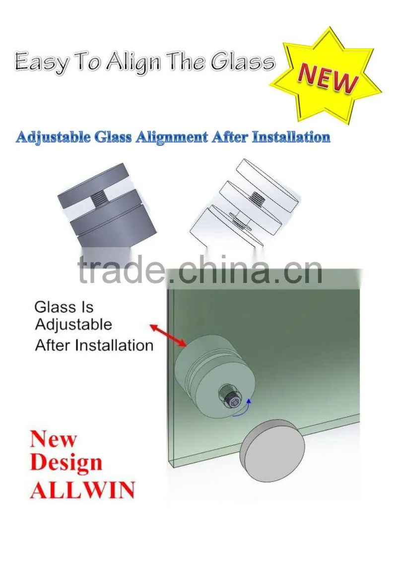 New Design Stainless Steel Adjustable Glass Standoff