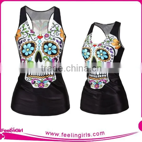 NO MOQ new custom fitness bathroom vanity tank tops