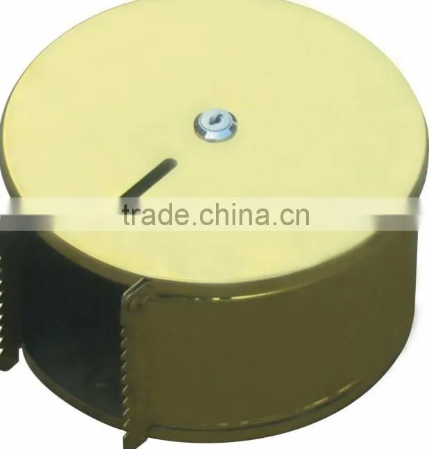 Round metal paper dispenser/Tissue box/Durable paper dispenser