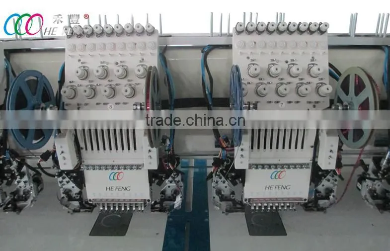 12 Heads Double Sequin Computerized Flat Embroidery Machine